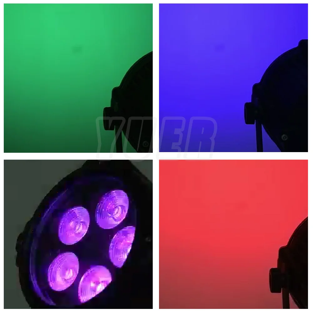 LED 15w / 18w RGBW UV Aluminum Case Par Light Washing Beam Strobe Effect DMX512 Waterproof IP65 Outdoor Party Stage Light Dj