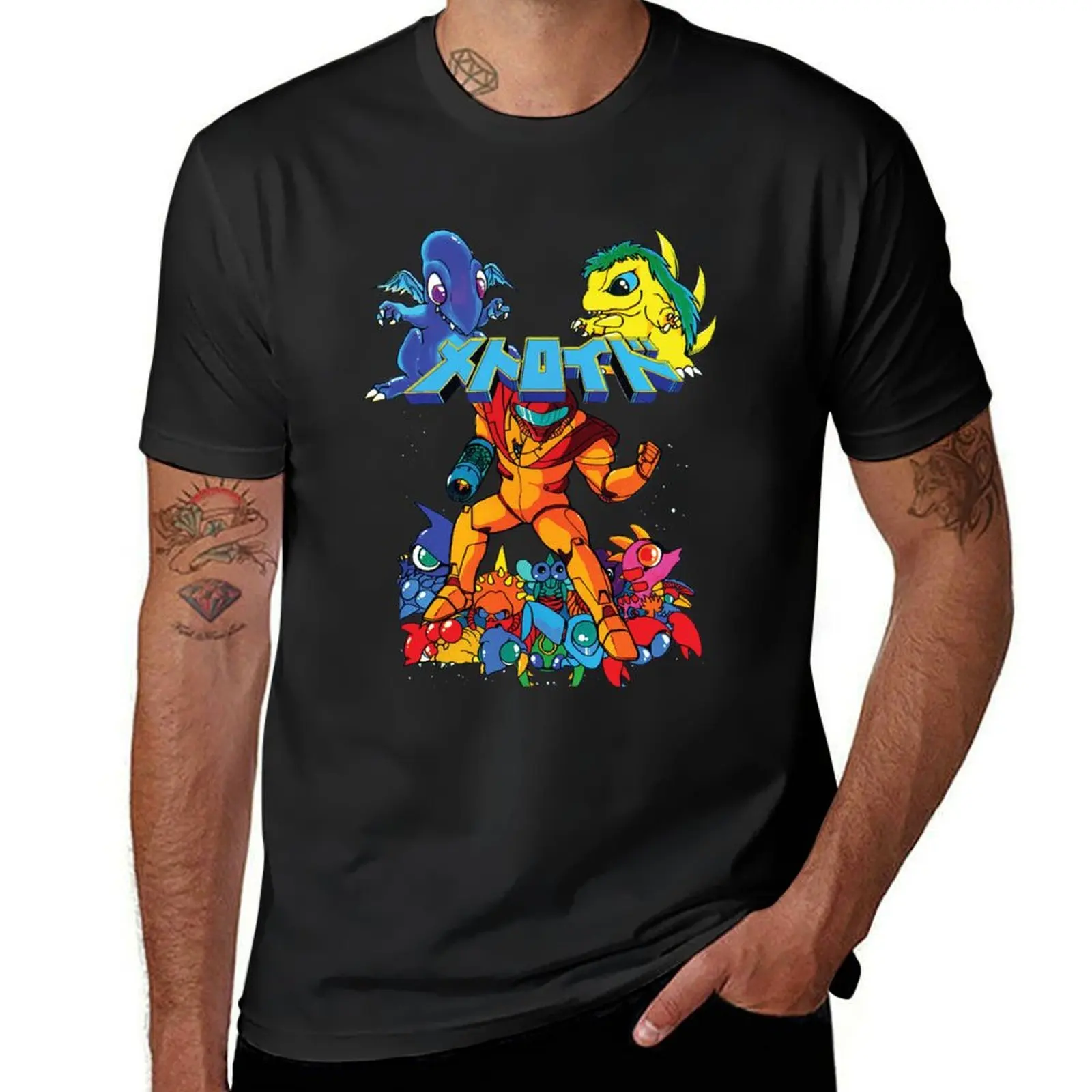 

Vintage Metroid T-Shirt affliction shirts plus size tops anime rapper graphic tees mens graphic t-shirts funny