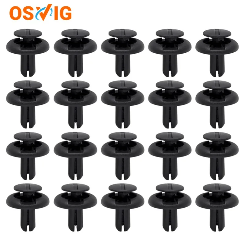 20 buah OE # 909140063   Klip Penahan Tipe Dorong Ventilasi Kerudung untuk Subaru Ascent Crosstrek Forester Impreza Legacy Outback STI Tribeca WRX