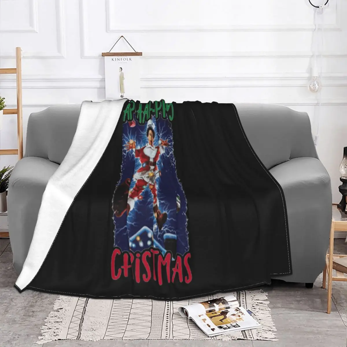 National Lampoons Vacation Hap Hap Happy Christmas Casual Vintage Goth Autumn Different Rock Throw Blanket