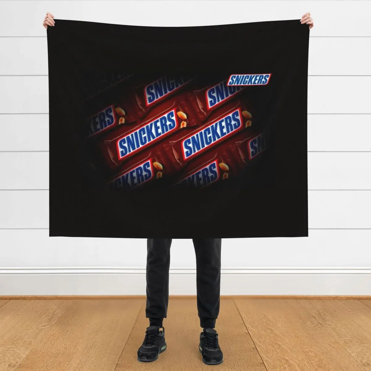 

SNICKERS Pattern Throw Blanket Custom Luxury warm winter Bed Blankets