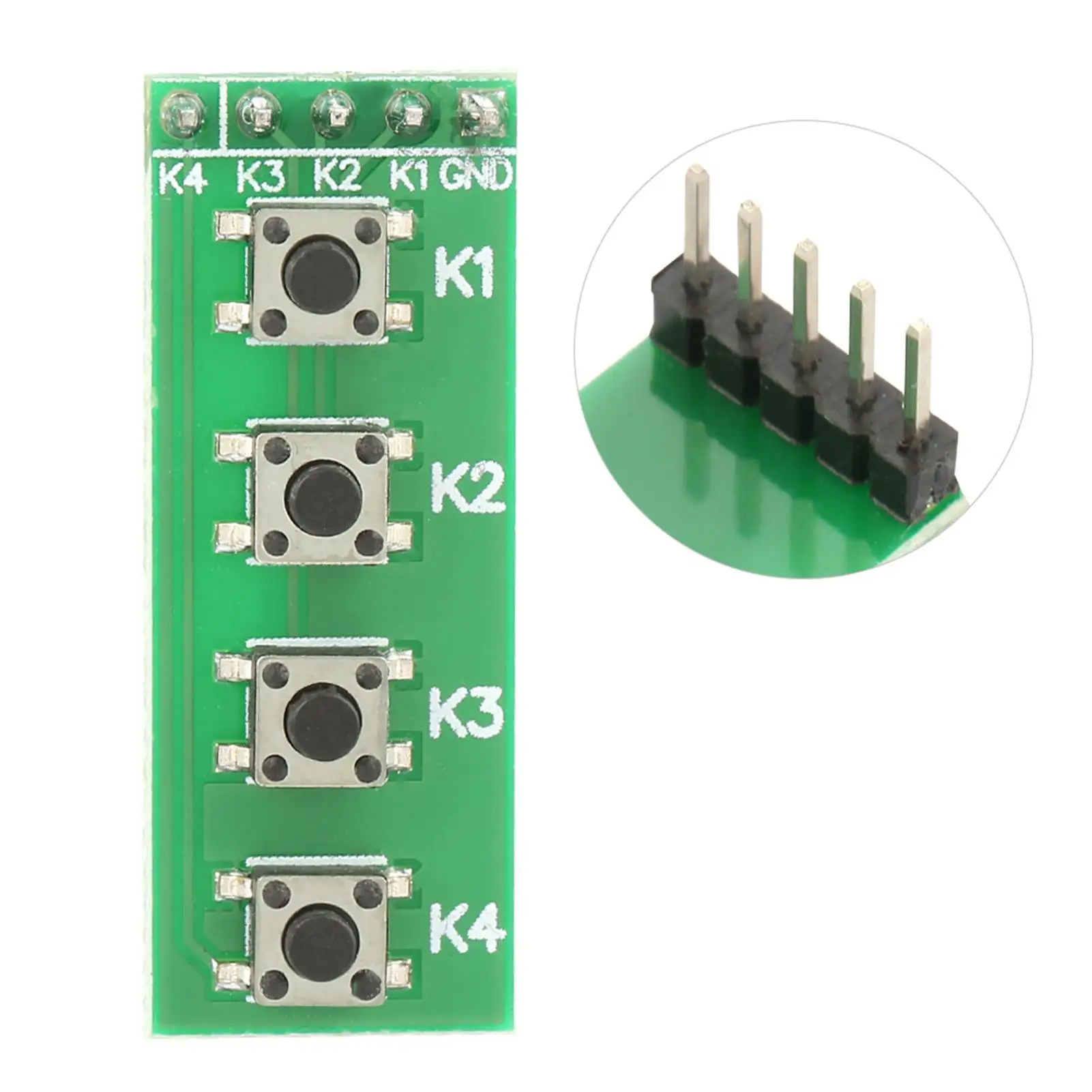 Push Button  Module 4 Button Key Module  4 Key Push Button  Module Keyboard Board