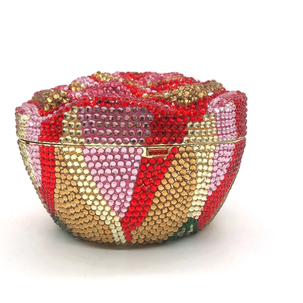 2026High Quality Full Diamond Crystal Clutch Bag Luxury Designer Yellow/Blue/Green Multicolored Rhinestone Party Prom Purse