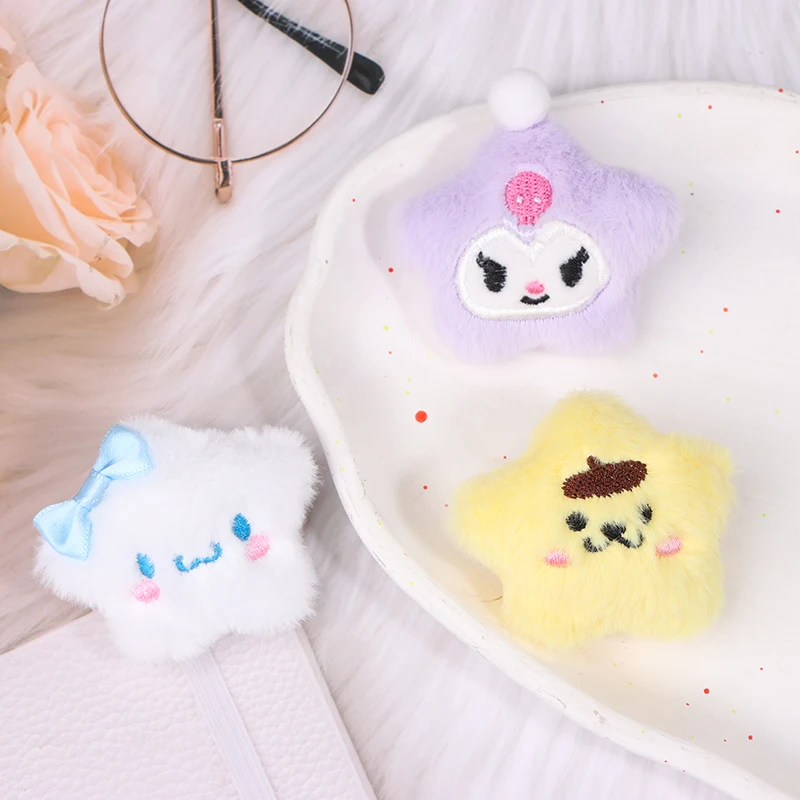 Cartoon Sanrio Brooch Hello Kitty 6Cm Cinnamoroll Melody Cute Shape Brooch Bag Pin Backpacks Pendant Decoration Accessorie