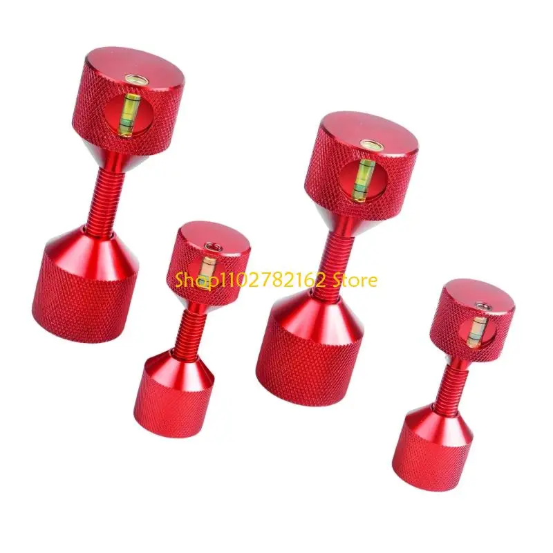 547B Machine Table Stop Blocks with Bubble Levels and Height Control