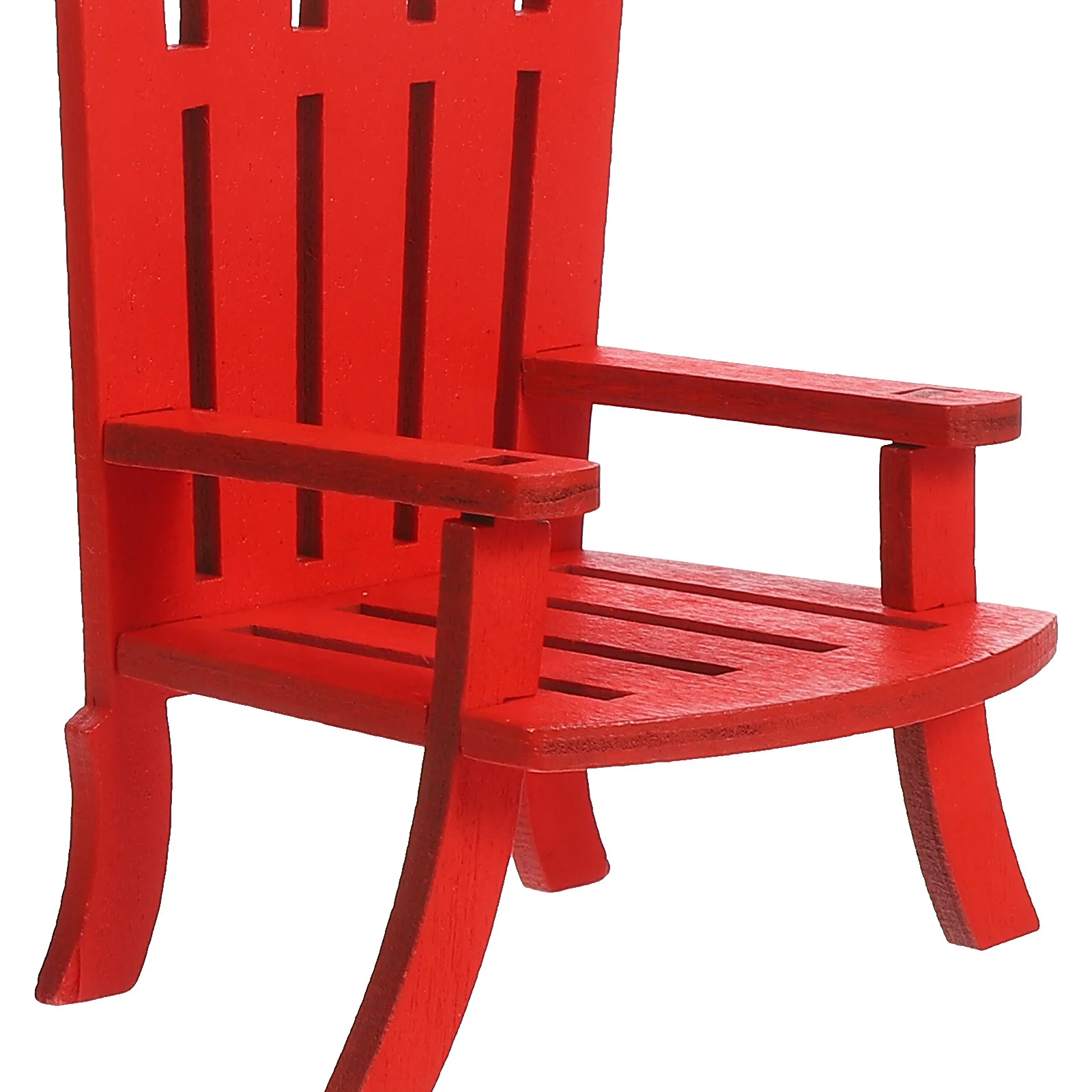 2 stuks miniatuur houten strandstoelen schaal 1:12 realistisch poppenhuismeubilair zomerthema decoratie fotografie rekwisieten