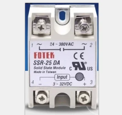 

Single phase solid state relay SSR-25DA 40DA 60DA 100DA DC controlled AC