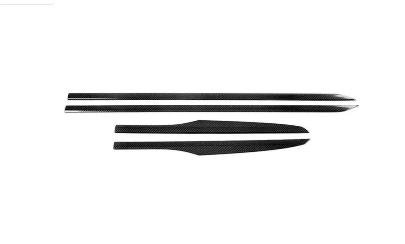 For Chevrolet Blazer 2019-21 ABS Carbon Fiber Body Side Door Molding Cover Trim