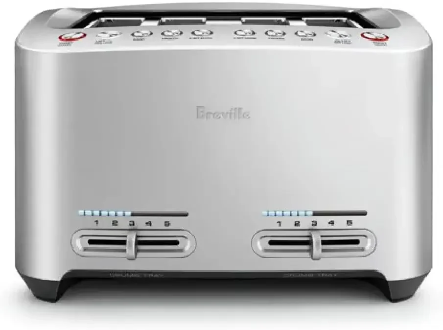 

Breville 4-Slice BTA840XL Die-Cast Smart Toaster, Stainless Steel