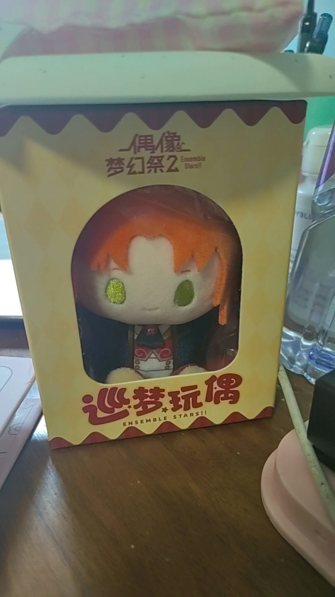 

Новое поступление 2025 года, официальное украшение Tsukinaga Leo Ensemble Stars áん imeるová abe갑! 13 см патруль мечты