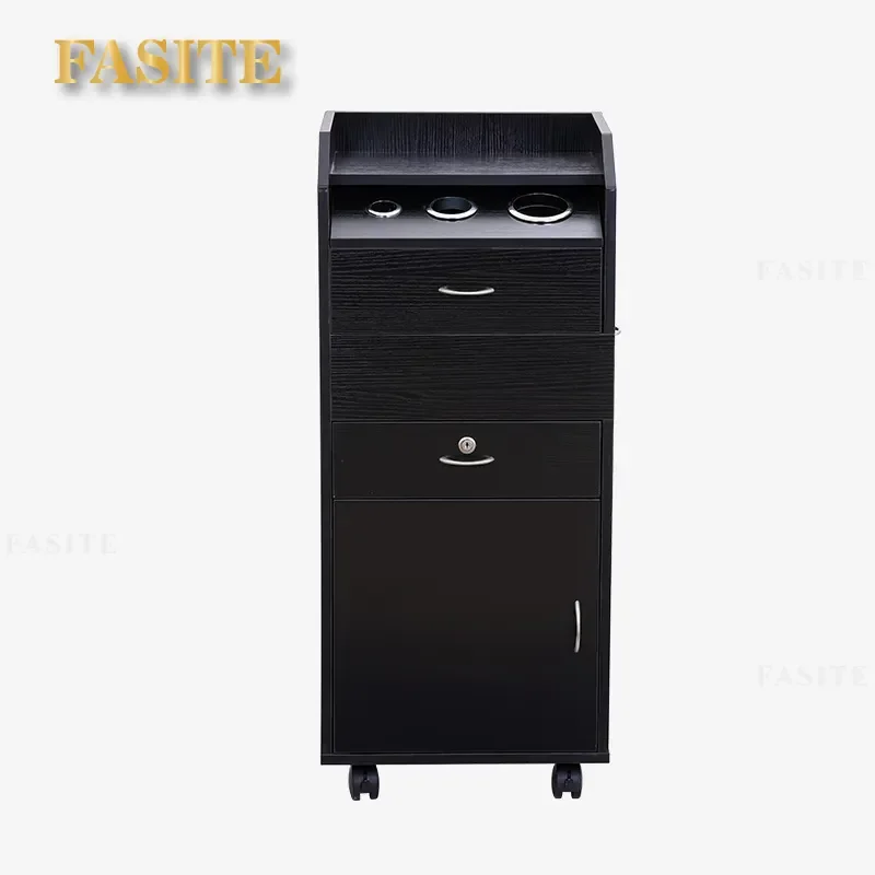 For Hair Barber Cabinet with Drawers and Locker Instrument Tool Table Storage Furniture