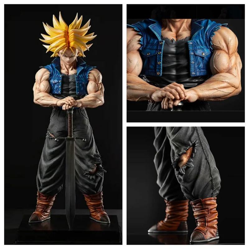 Anime Dragon Ball Z Trunks Figure  Future Trunks Action Figures 25CMPVC Statue Collection Model Toys Tabletop Decoration Gifts