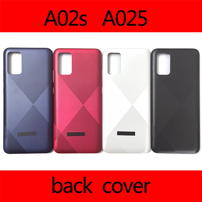 

10 pcs A02s Back Cover A02s For Samsung Galaxy A02s A025 Housing Case Battery Panel Chassis Lid Real Door Side Buttons