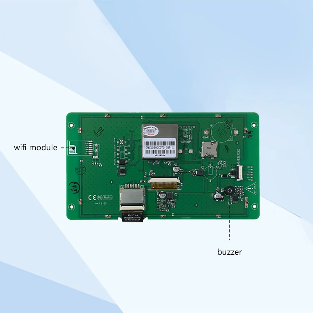 T5L HMI Intelligent Display 4.3" IPS 800X480 7 inch 1024*600 LCD Module Screen CTP/RTP TTL UART Port