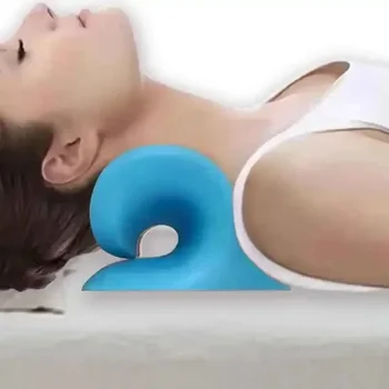 U자형 중력 지압 경추 마사지 베개, 목 및 어깨 수리, 목 이완