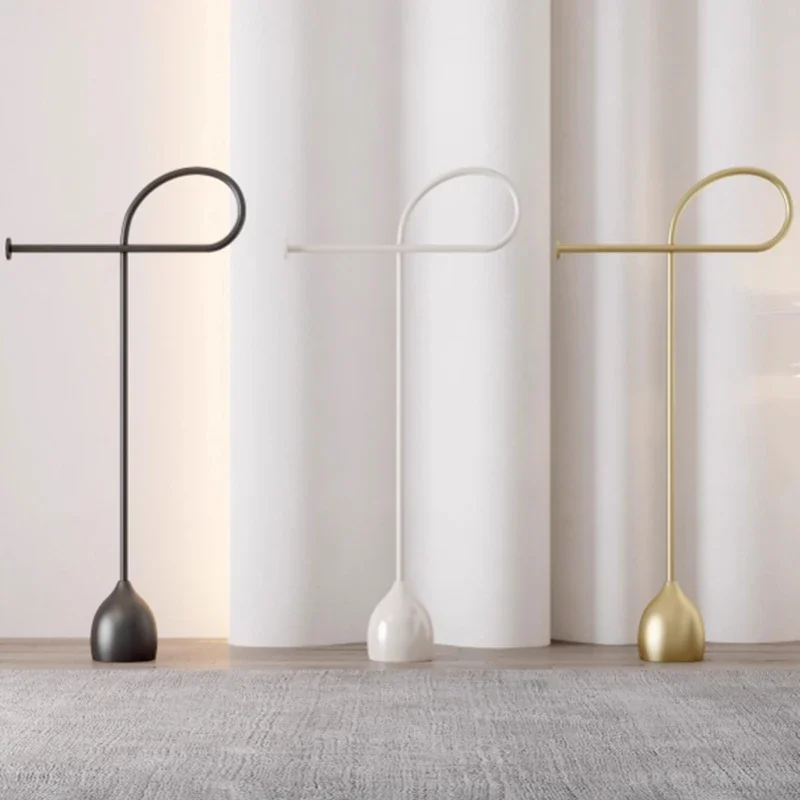 Simple Standing Coat Rack Floor Clothes Hanger Entrance Hall Bedroom Storage Removable Clothes Drying Racks Minimalist Furniture