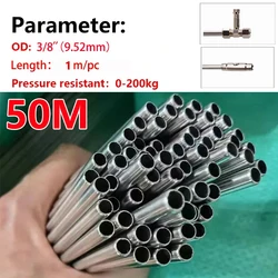 50M High Pressure Stainless Steel Pipe 3/8'' 9.52mm For Misting Cooling System Fittings