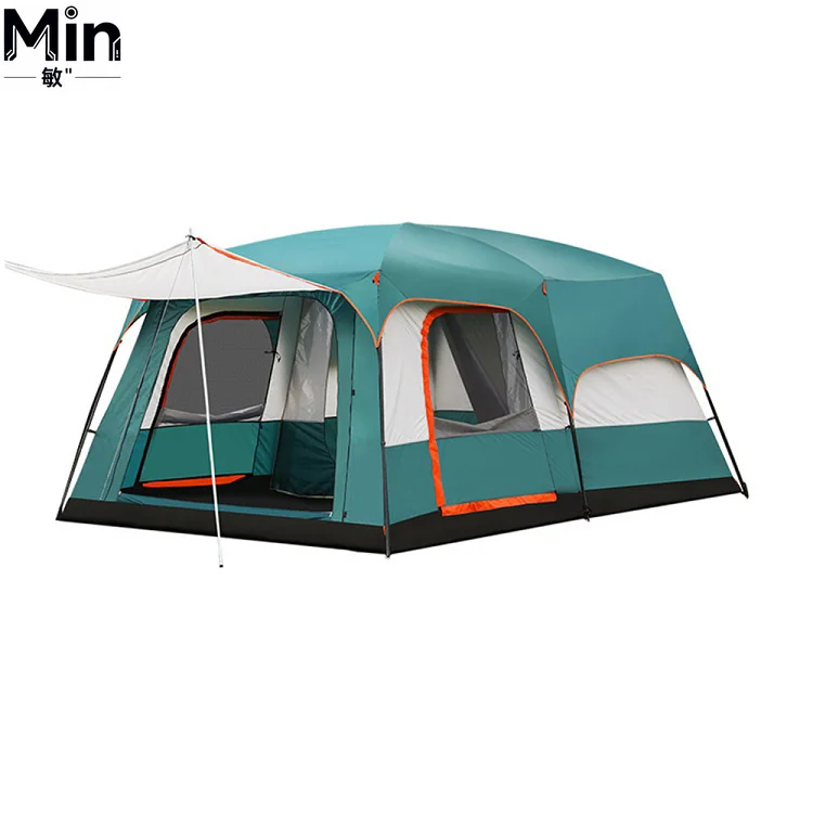 8 Person Ultralight Large Family Camping Tent Waterproof Windproof Portable Outdoor Tent for Group Camping Backpacking Picnic