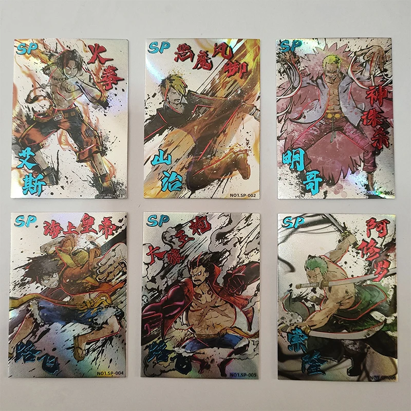 애니메이션 원피스 SSP PK LGR QR 카드 세트 야마토 나미 루피 에이스 조로 컬렉션 카드 크리스마스 생일 선물 어린이 장난감