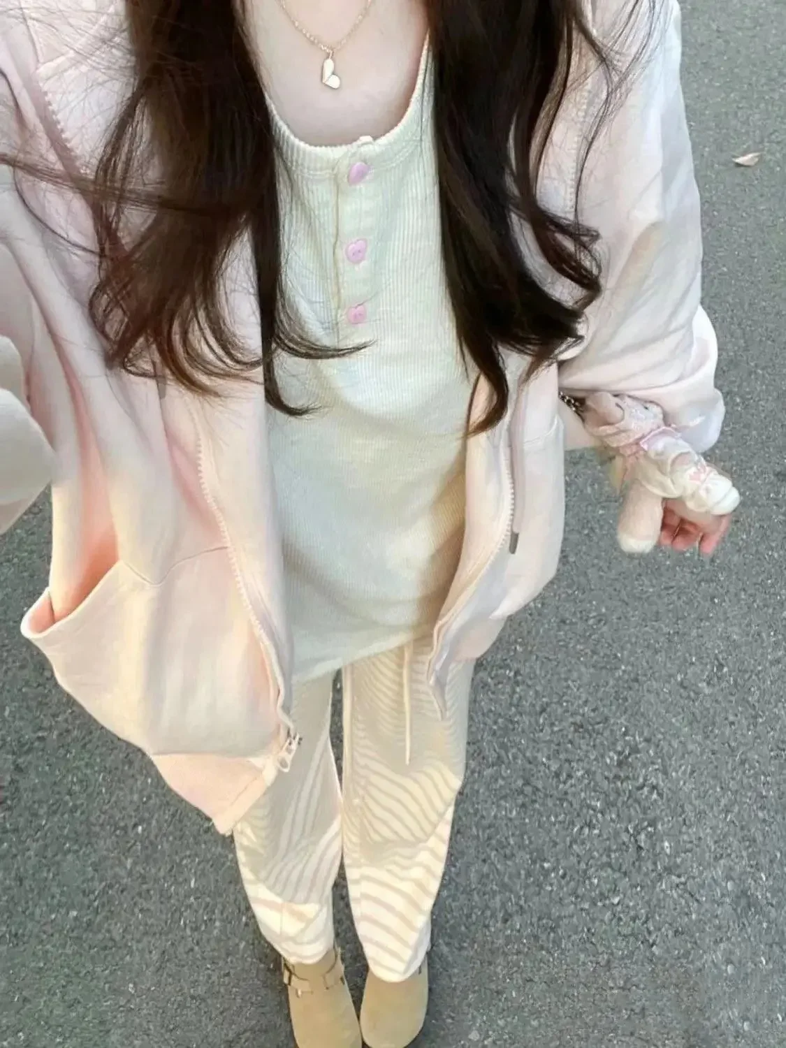 

Женские толстовки с капюшоном, трехмерная нашивка, стираная строчка, контрастный контрастный цвет, хаки, рождественский топ Y2K с напуском