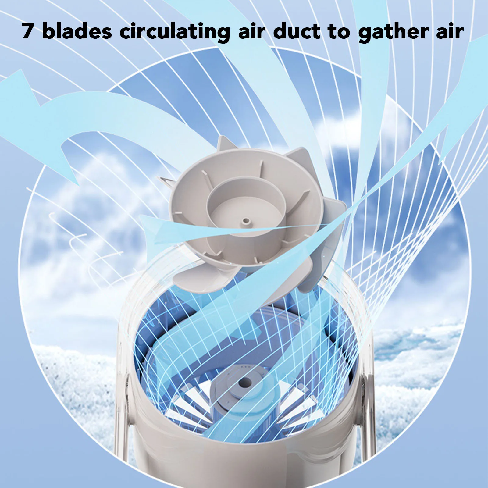 Desktop Oscillating Fan 100 Speeds Quiet Rechargeable Long Battery Life High Speed Desk Air Circulator Fan for Indoor