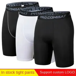 Legginsy sportowe męskie, spodenki, szybkoschnący rozciągliwy Fitness, bieganie, lekkoatletyka, do trenowania koszykówki, Compressio