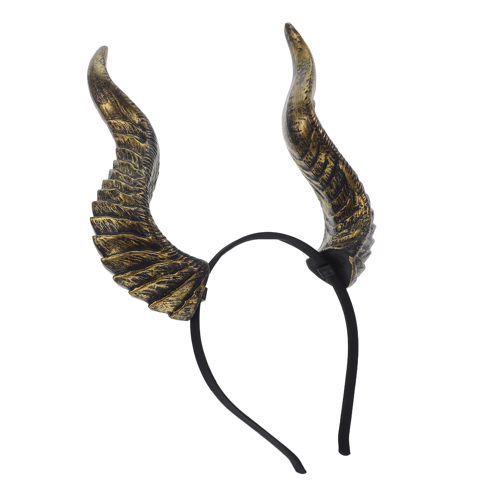 1pcs Horns Headband Adjustable Resin Halloween Cosplay Headband With Horns Party Decorations Universal Fit For Adults Kids