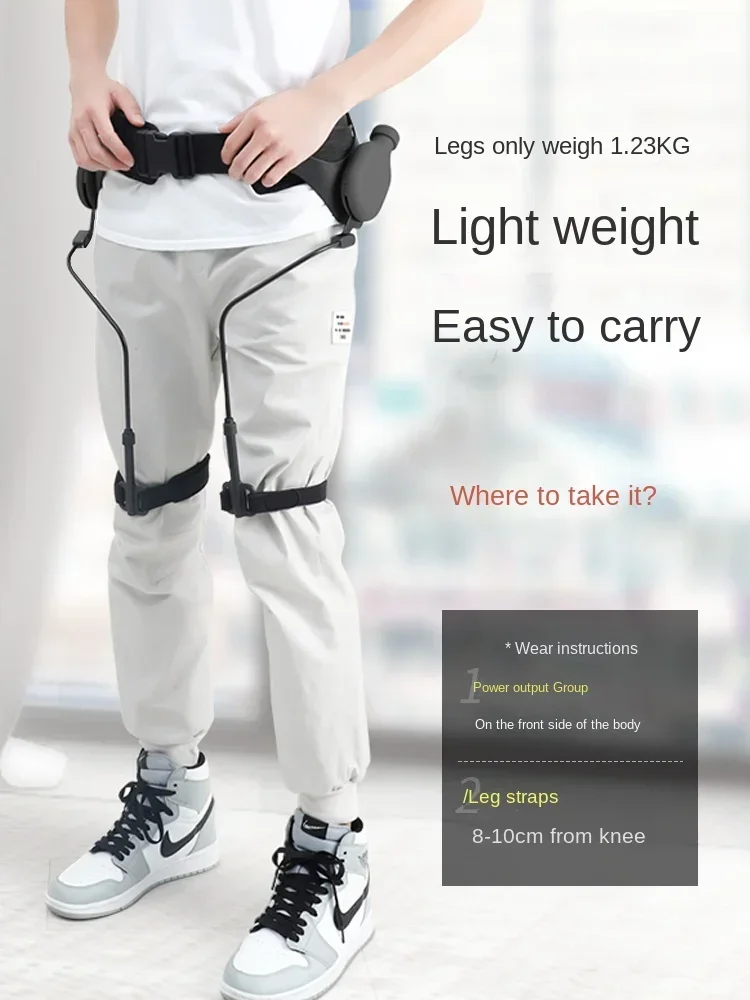 السكتة الدماغية شلل نصفي الهيكل الخارجي الأطراف السفلية المشي الساق رفع ووكر المساعدة المشي معدات التدريب إعادة تأهيل المسنين #4