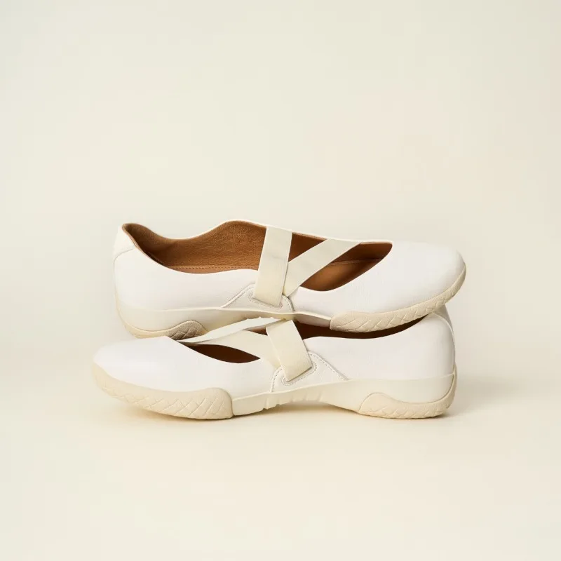 

Spring Summer New Internet Celebrity Same Style of Free Strap-on Ballet Training Shoes Soft Light Mary Jane Women's Flats