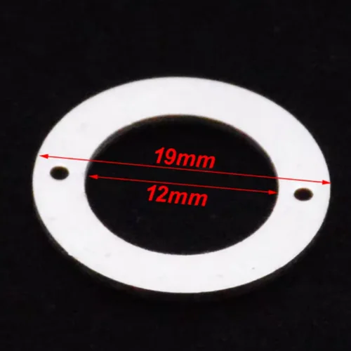 Imagen 2 del producto Juntas de boquilla de inyector diésel Common Rail de 2 agujeros arandela de aluminio 12*19*1 para Toyota Nissan Mitsubishi 23654-64010 MD068355