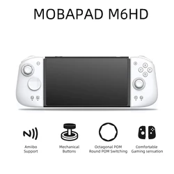 MOBAPAD M6S M6HD Joycons Nintendo anahtarı için destek ayarlanabilir denetleyici Hall etkisi denetleyici titreşim 6-Axis Gyro JoyPad