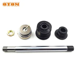 OTOM Motorcycle Shock Absorber Damper Inner Rod Assembly Valve Plate External Buffer Glue Spindle Oil Seal Seat For FASTACE KAYO