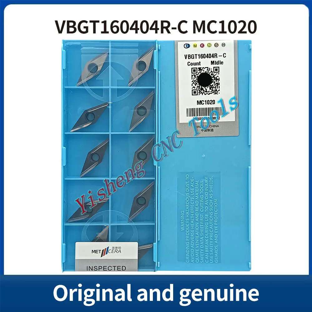 METCERA VBGT110302L-Y1 VBGT110302R-C VBGT110304R-C VBGT160402L-C VBGT160402R-C VBGT160402R-H VBGT160404L-C VBGT160404R-C MC1020