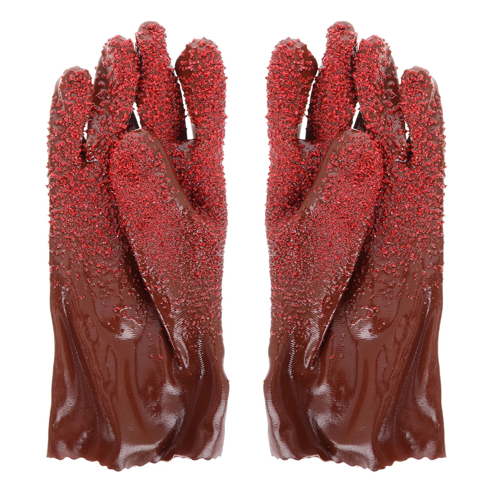 Commercial Kitchen Gloves - 1 쌍 인체 공학적 PVC 방수