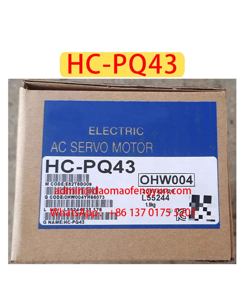 

HC-PQ43 Brand New Servo Motor Original Genuine，Fast shipping