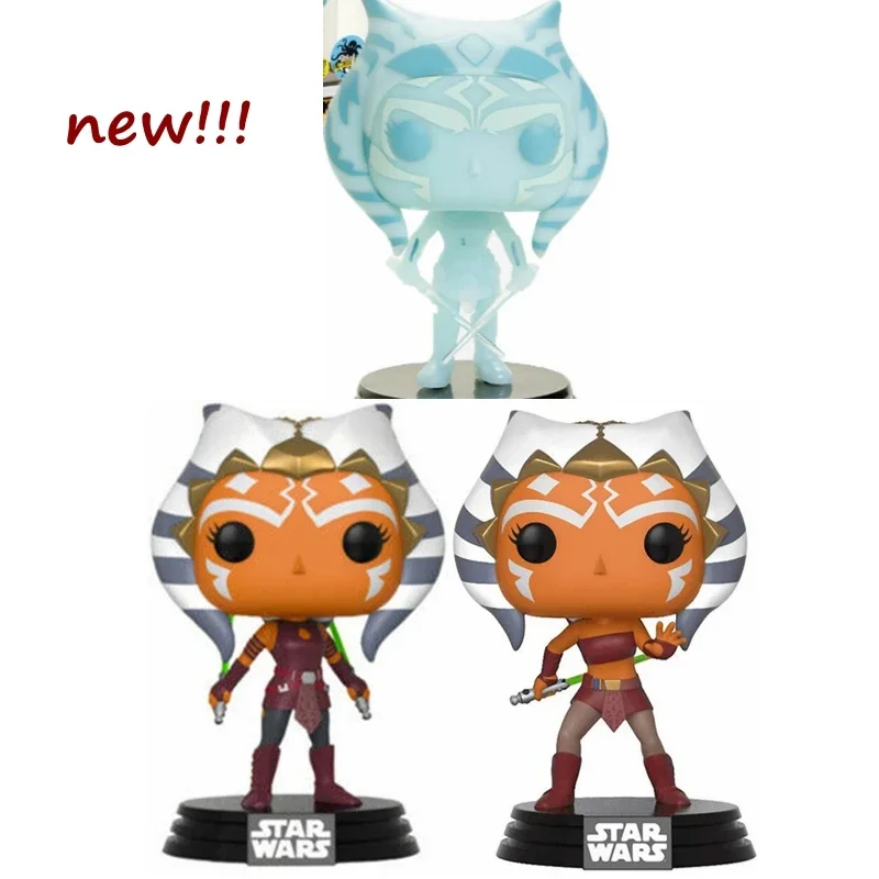 funko-pop-film-ahsoka-the-clone-wars-star-wars-268-272-130-action-figure-model-toys-collezione-bambole-regali-giocattoli-pop