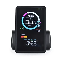 M7C-2 LED electric bike Display Cycling Speed Odometer Battery Indicators Fault reminder wired USB Digital ebike accessories