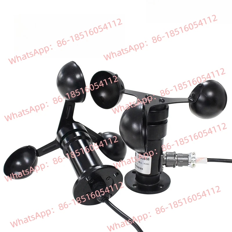 

Метеорологический анемометр с тремя чашками, мониторинг скорости и направления ветра, модуль датчика объема ветра, передатчик RS485