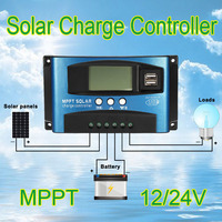 40A-100A MPPT Solar Panel Regulator Charge Controller 12V/24V Auto Focus Tracking Device