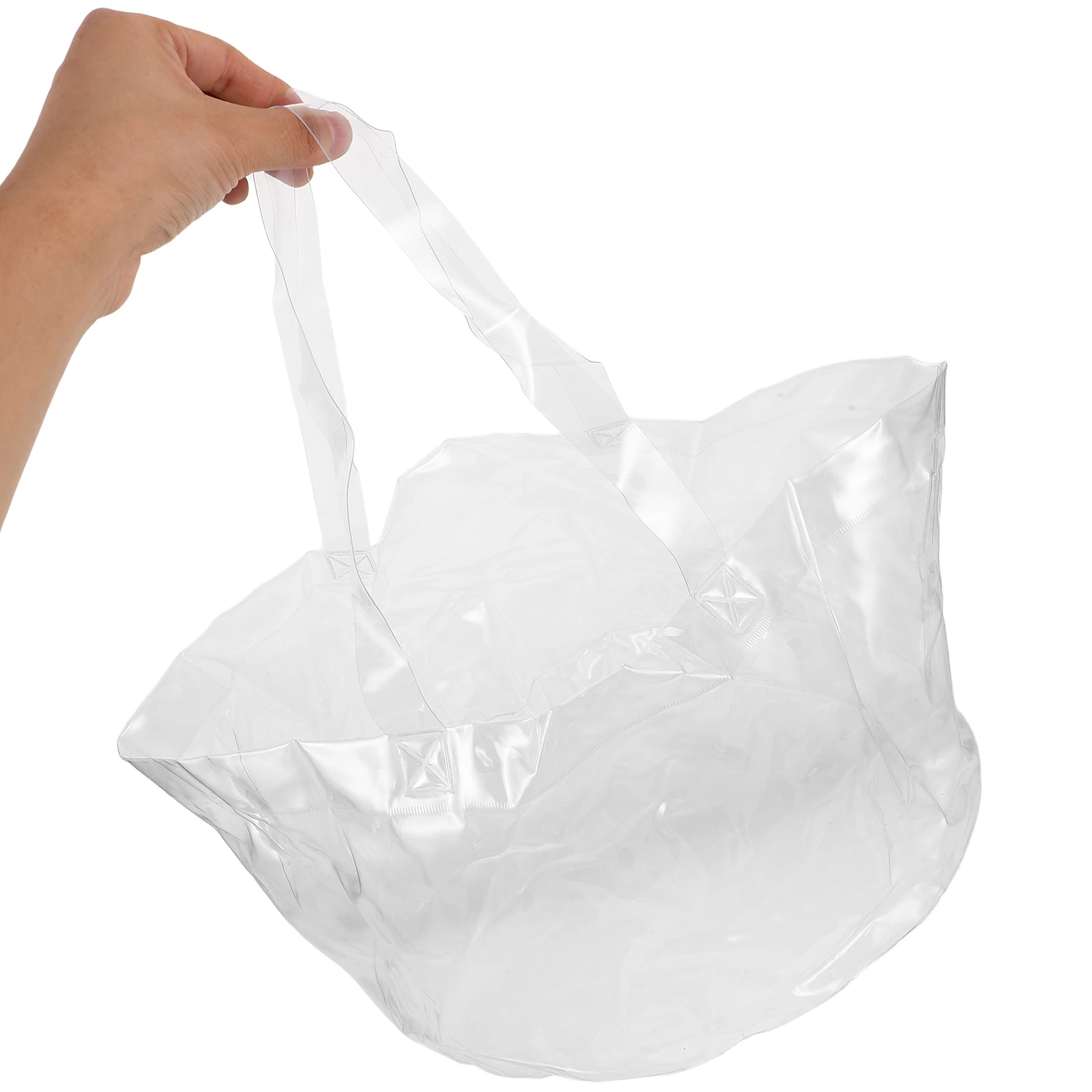 

2 Pcs Travel Laundry Bag Hamper Fish Container Multifunction Collapsible Water Bucket