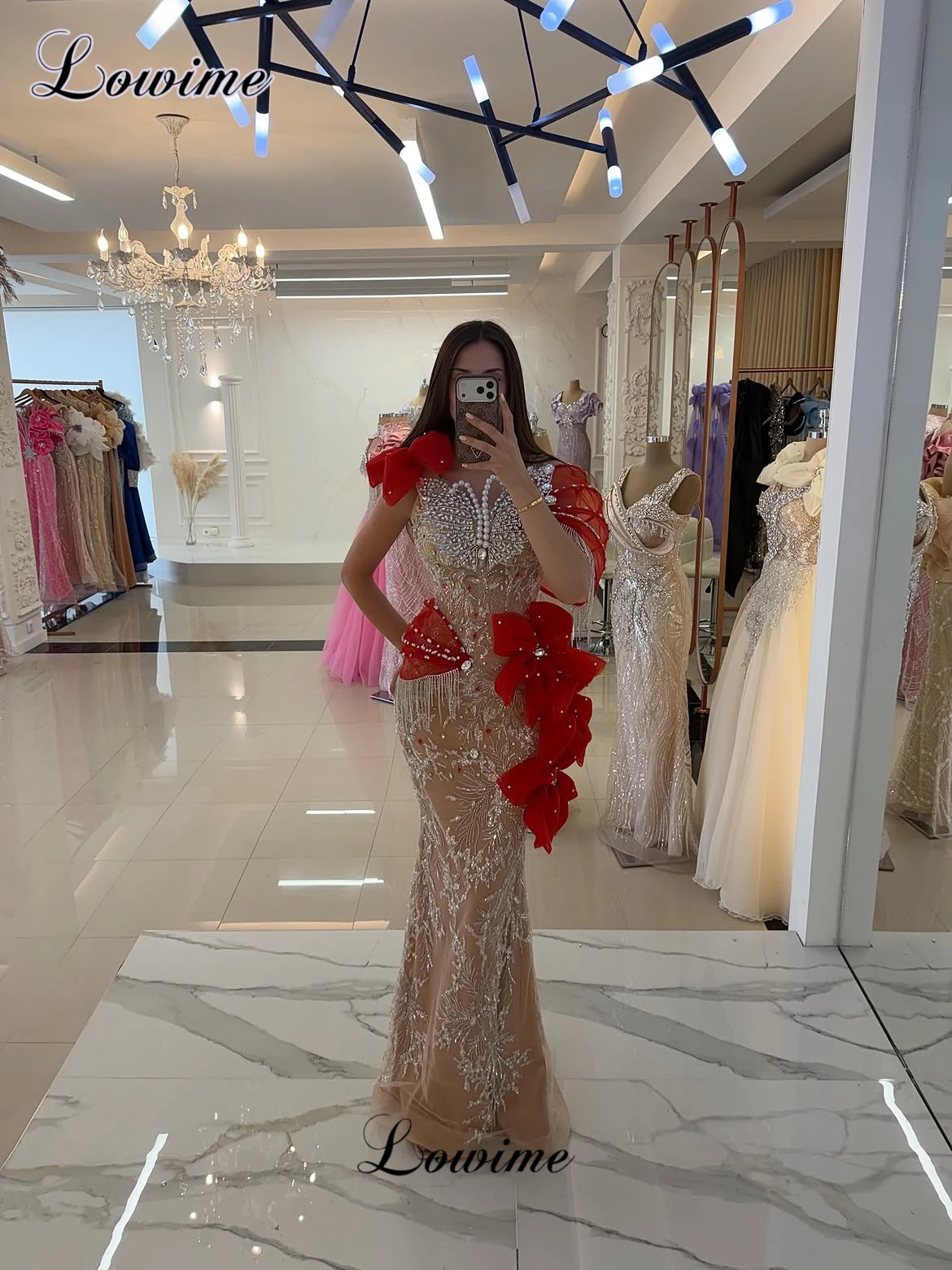New Fashion Cocktail Dresses Mermaid Designer Popular Prom Dresses With Crystals Photography Gowns Vestidos De Cóctel Customized