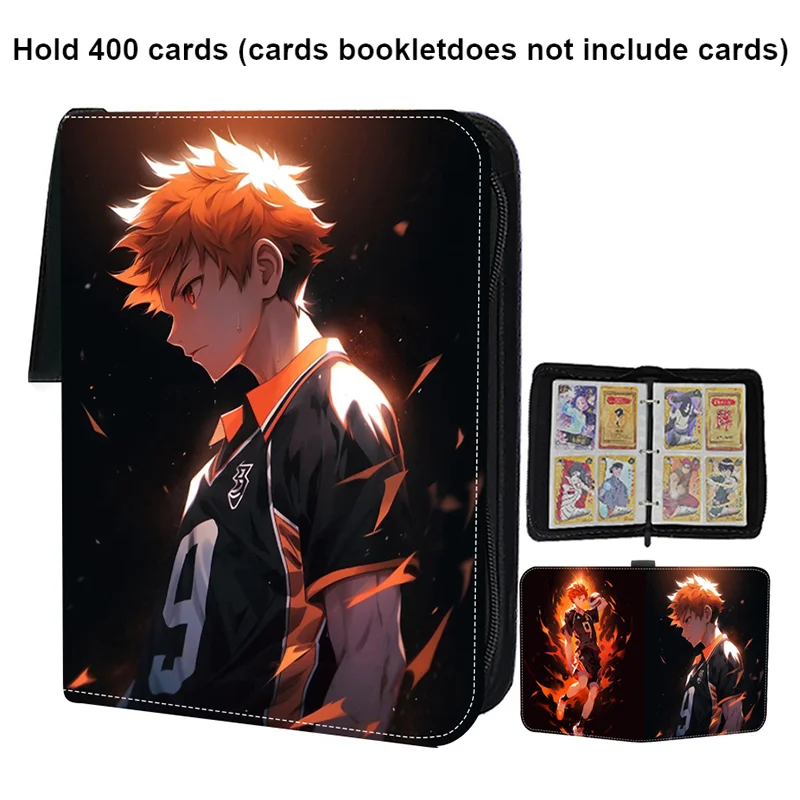 400/900 PCS Anime Haikyuu!!!Tobio Kageyama Album na karty Mapa List Folder Segregator Notatnik Kolekcja gier Prezenty Zabawki