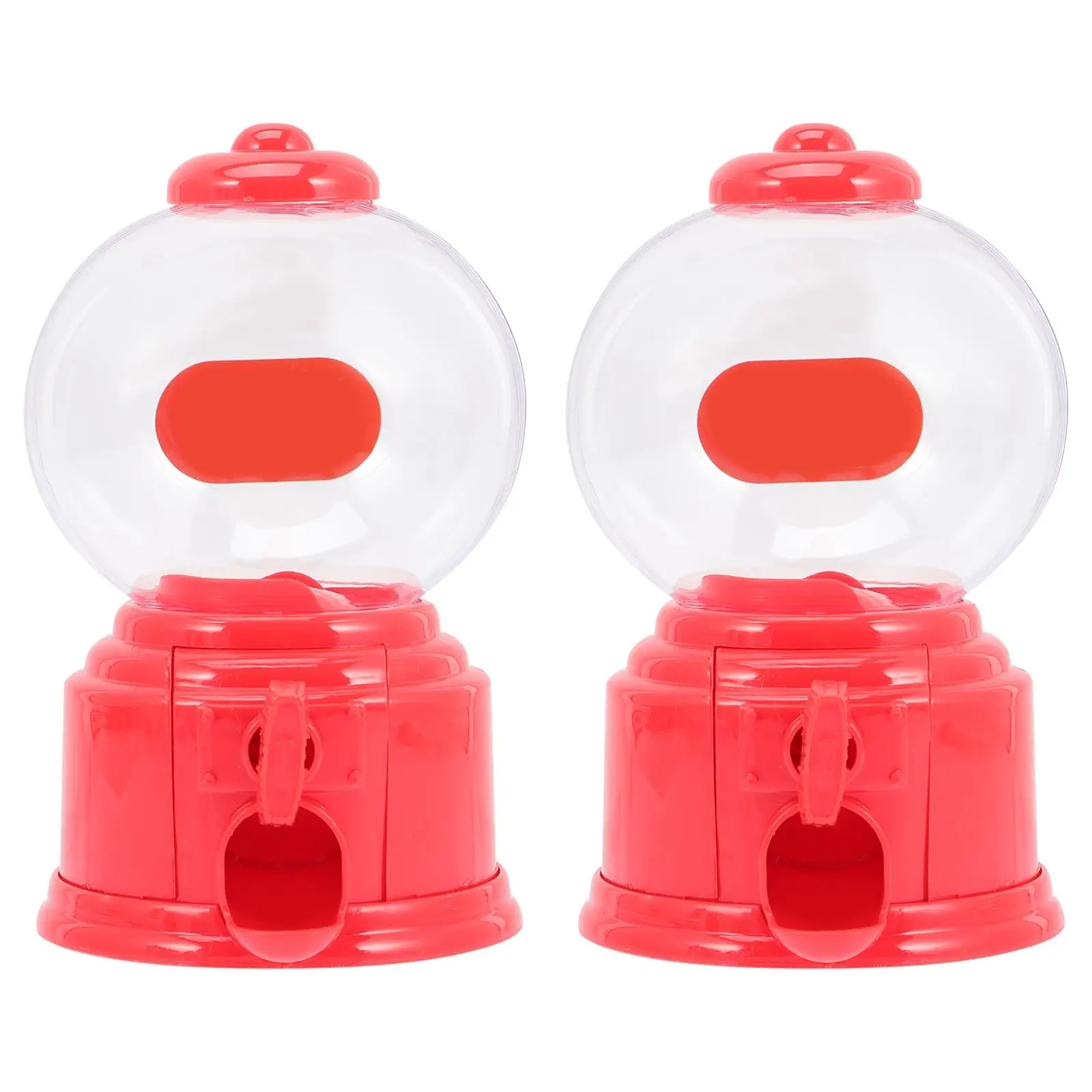 

2Pcs Candy Machine Gumball Kids Small Dispenser Spinning ABS Creative Lightweight Gift Packaging Box Party Supplies