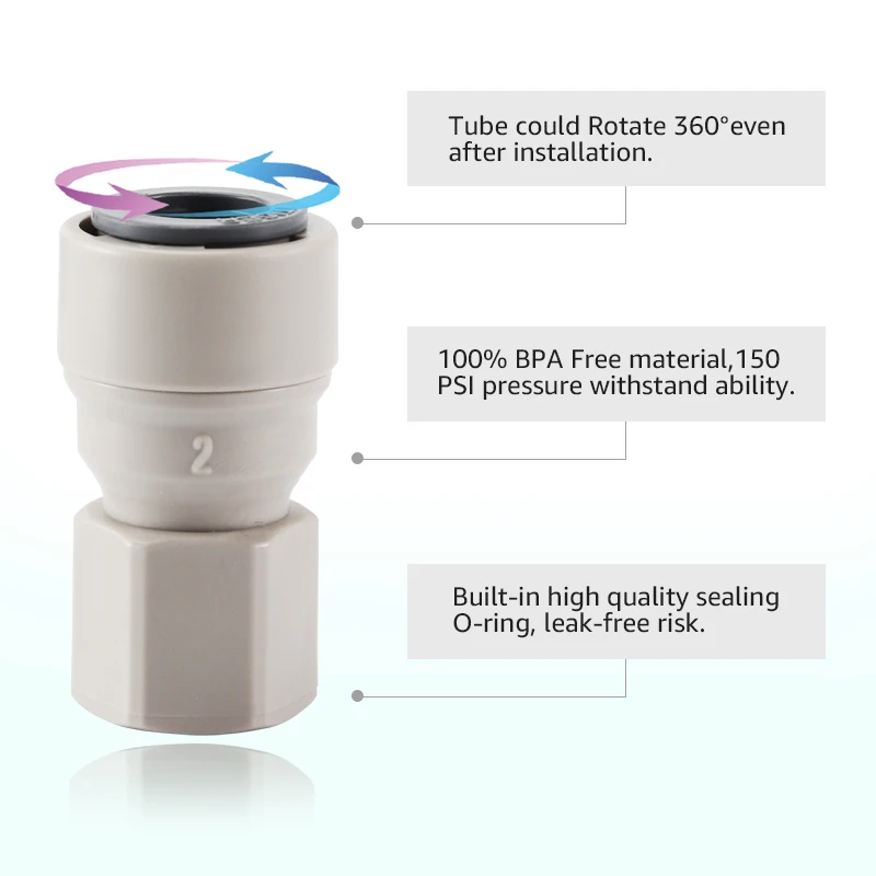 Ball Lock Disconnect Kit,Beer Keg Gas/Liquid Dispenser with Push-in Fitting Quick Joint Connector for 9.52mm(3/8) Beer Tube Hose