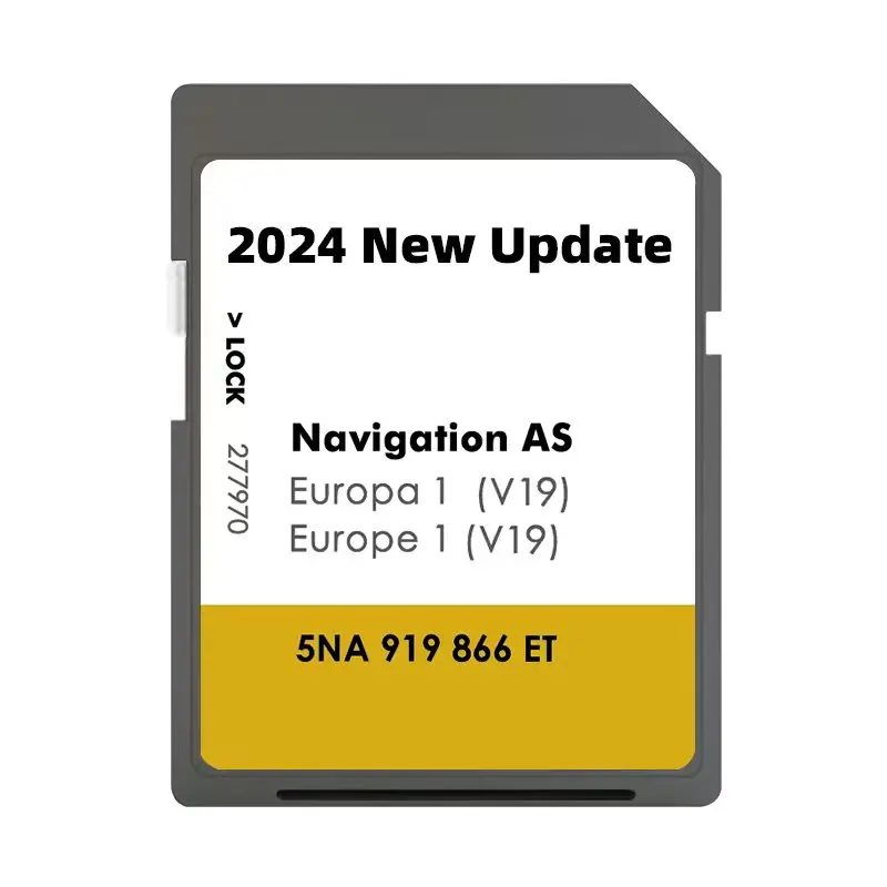 Imagem -02 - Recente Atualização de 2024 para vw Discover Media Navigation as V19 Mapa Reino Unido Europa Sat Nav Cartão sd 32gb Mais