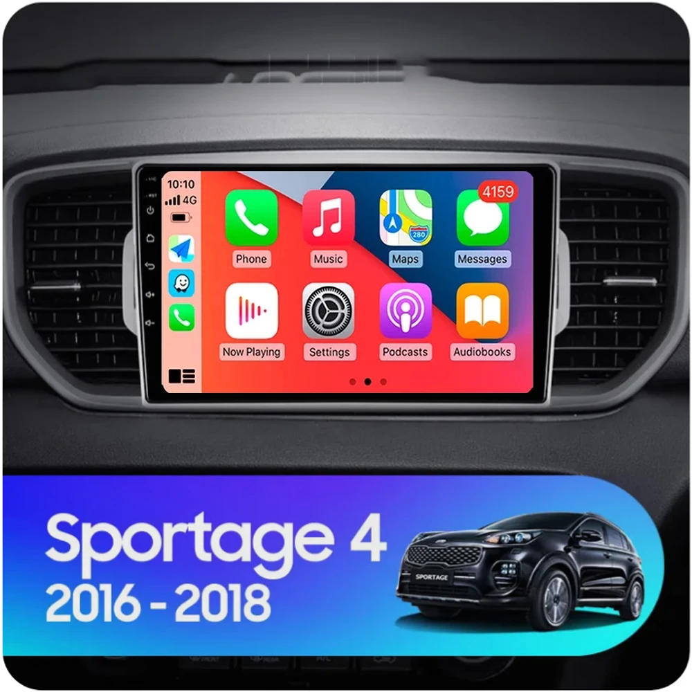 

Android 14 Carplay Car Radio For KIA Sportage 4 KX5 2016 2017 2018 Navigation GPS Multimedia Player Auto 5Gwifi+4G BT DSP video