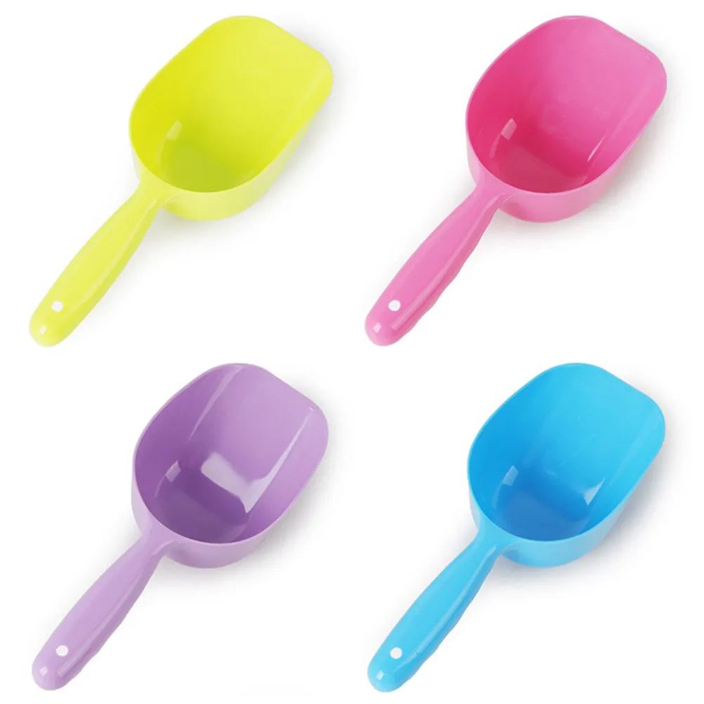 Cat Litter Dog Food Shovel Feeder Pet Food Feeder Shovel Tool For Cats Dogs Small Animals Pet Supplies Random Color
