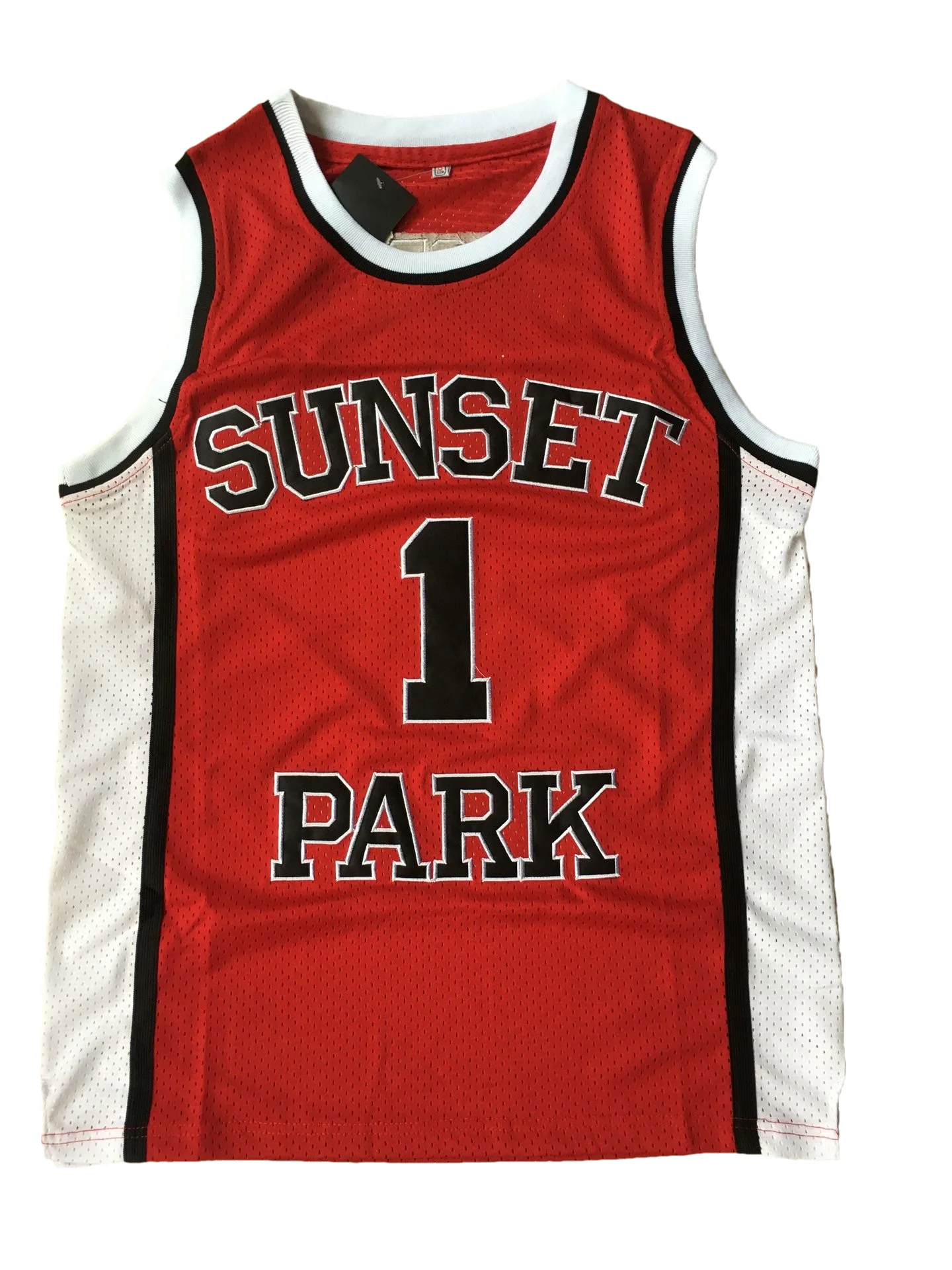 Men Basketball Jerseys SUNSET PARK 1 SHORTY Jersey Sewing Embroidery High-Quality Outdoor Sports Hip Hop Red