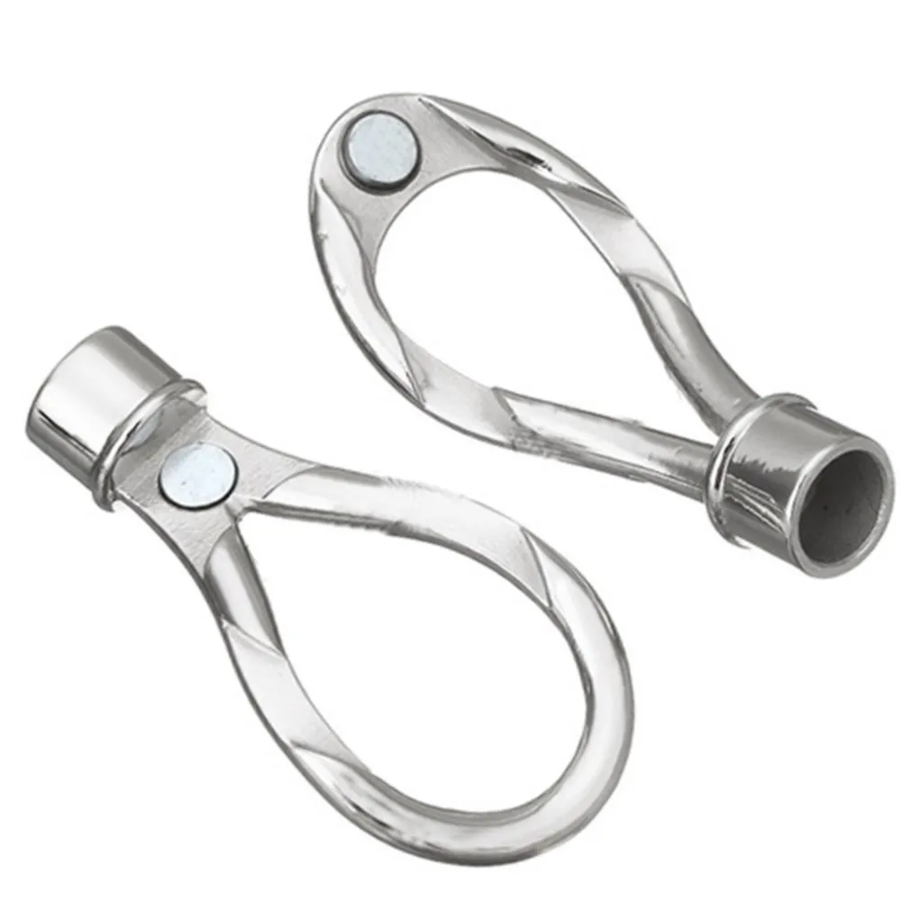 1 Buah 5Mm/6Mm Lubang Baja Tahan Karat Konektor Gelang Gesper Magnetik Kait Gesper untuk Tali Kulit DIY Gelang Temuan Perhiasan