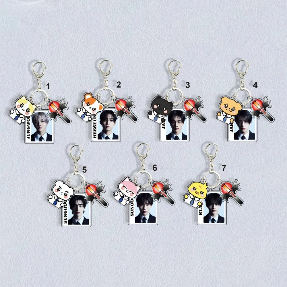 أزياء الصبي مجموعة شخصية كيم Seonwoo بارك جونغ سونغ المفاتيح الاكريليك الرغبة: UNLEASH قلادة تأثيري المشجعين الهدايا اكسسوارات #1